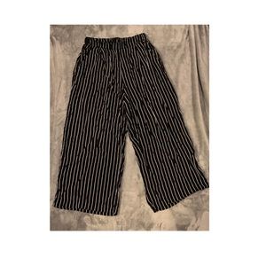 High waisted baggy pants